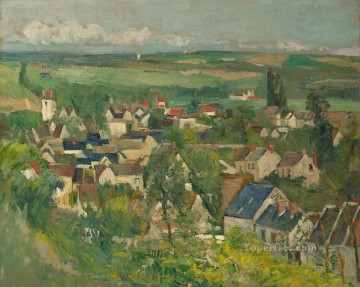 Paul Cezanne Painting - Vista de Auvers Paul Cézanne